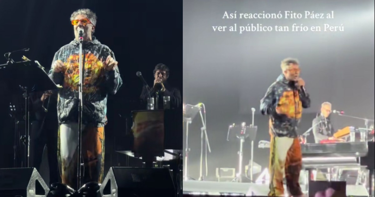 Fito Páez critica la asistencia en su concierto en Lima: “Parece un cementerio”