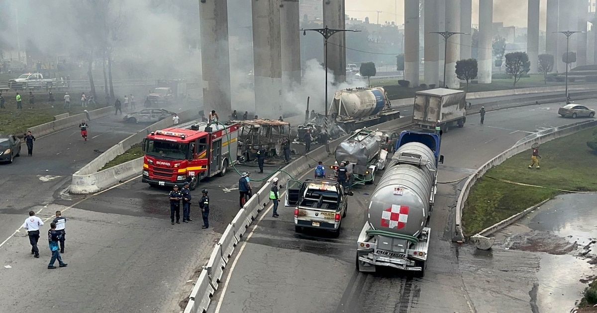 ¡Impactante explosión en la Ciudad de México! Volcadura de pipa de gas en el Puente de la Concordia deja 57 heridos, 19 graves y daños en 18 vehículos
