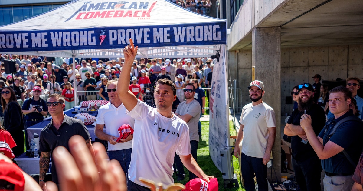 ¡Asesinan a Charlie Kirk tras responder sobre tiroteos y personas trans en brutal ataque en Utah!