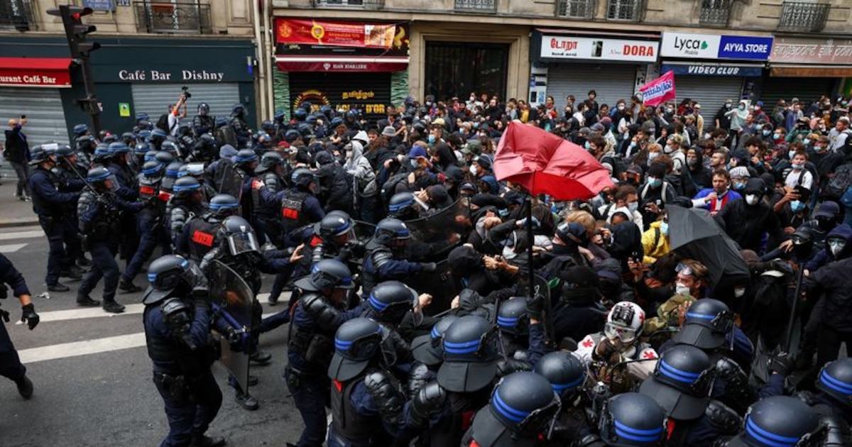 Francia en caos: 175,000 manifestantes y 473 detenidos en jornada de protestas contra nuevo gobierno de Macron