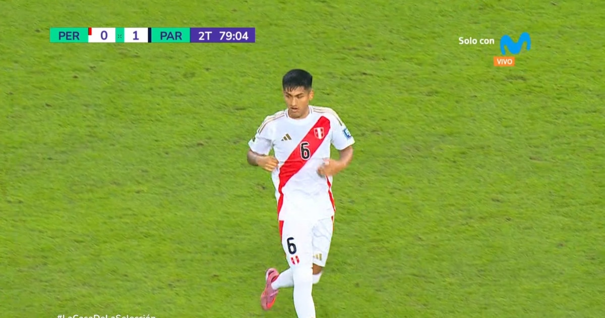 Debut de Piero Cari con Perú en derrota ante Paraguay en Eliminatorias 2026