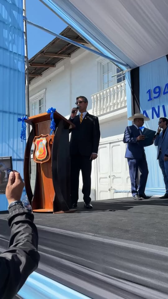 Emotivo discurso marca 50 años del Colegio San Ramón de Cajamarca y celebra su legado patriótico y educativo