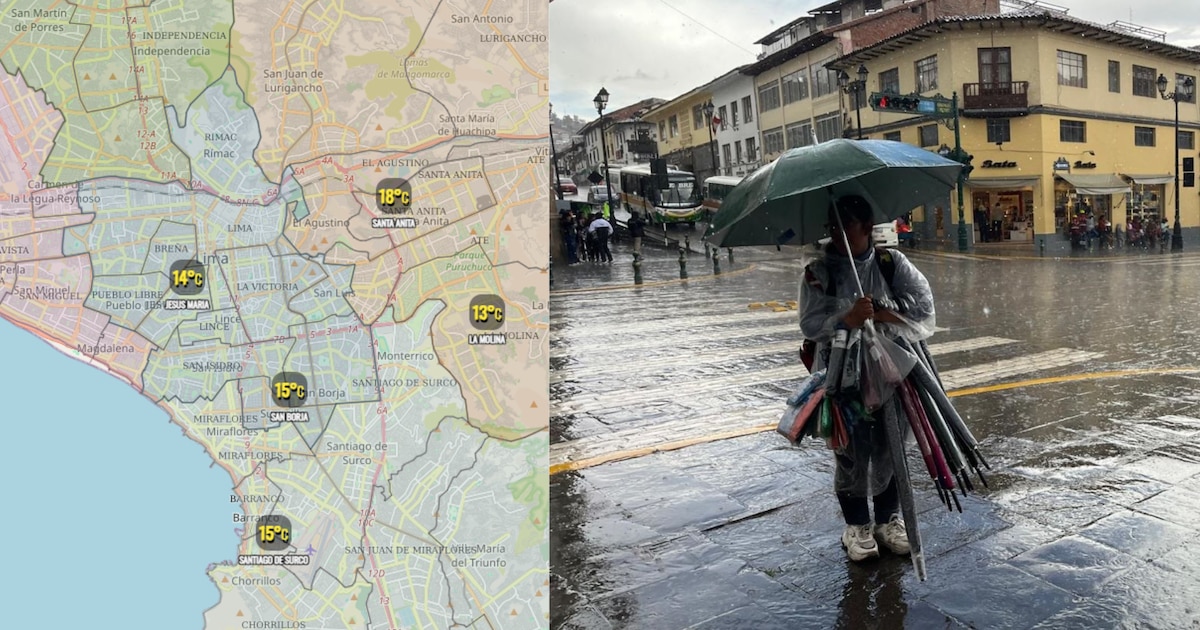 Lluvia intensa y alta humedad marcan el amanecer en Lima antes de la primavera