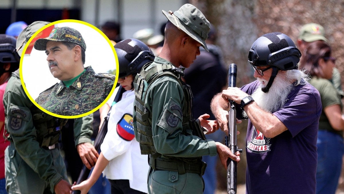 Maduro moviliza reservas y milicias en Venezuela ante amenaza de EE.UU. y desplega 25,000 efectivos en frontera