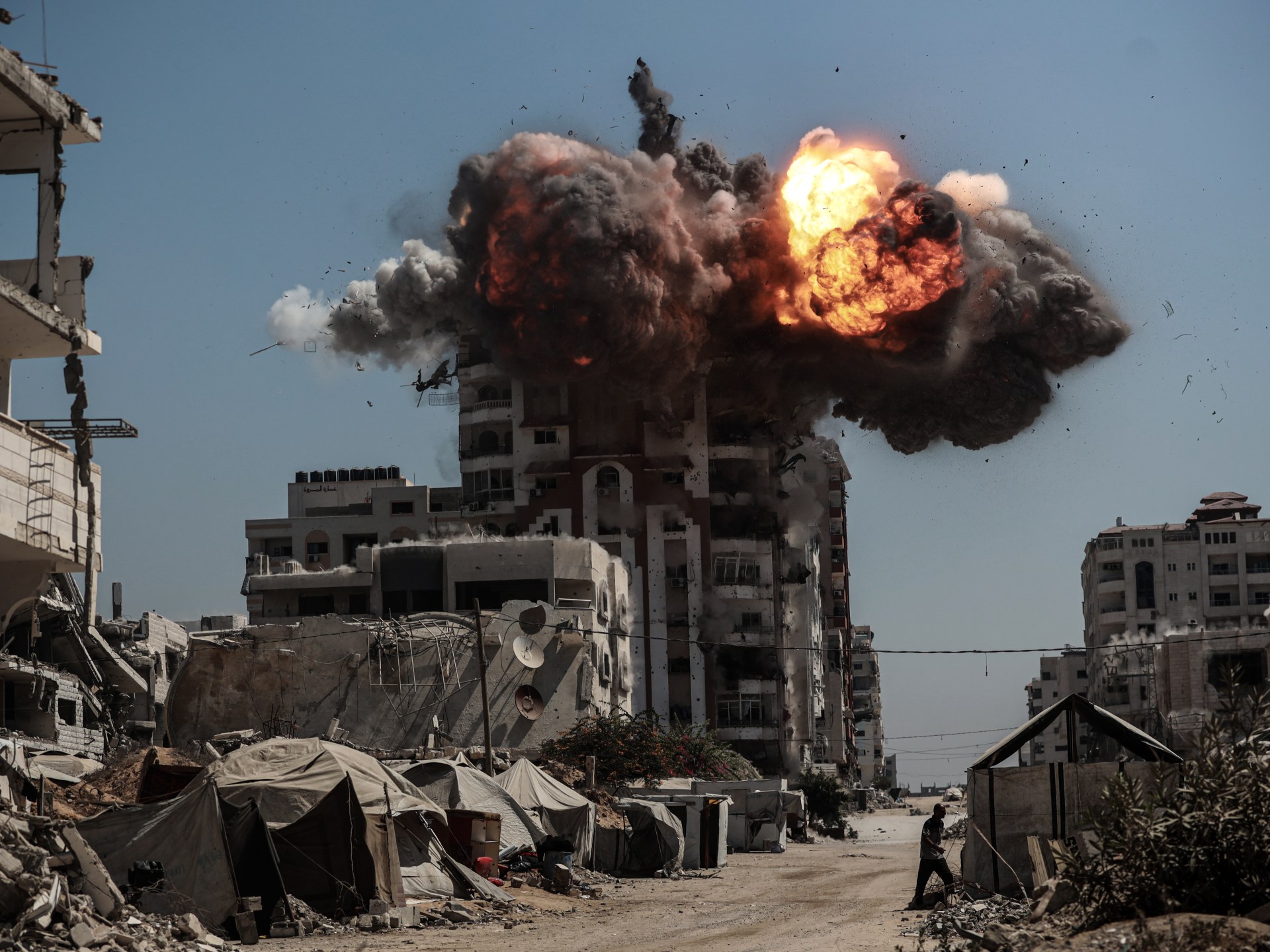 ¡Crisis en Gaza: Israel mata a 53 palestinos y arrasa con 16 edificios en brutal ofensiva!