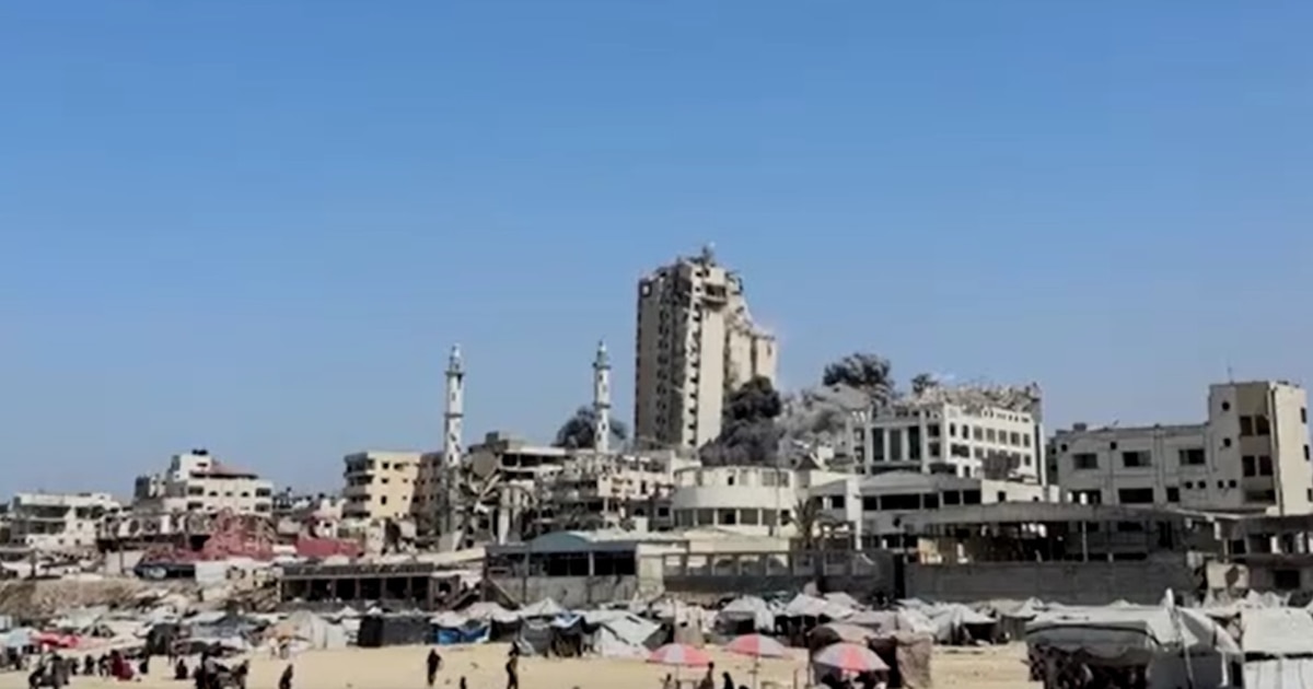Israel destruye el edificio Al-Ghefari en Gaza en ataque que deja 16 muertos sin víctimas inmediatas