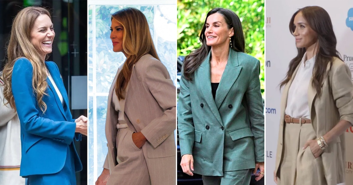 Realeza y líderes mundiales rompen esquemas: el traje sastre se convierte en símbolo de poder y modernidad