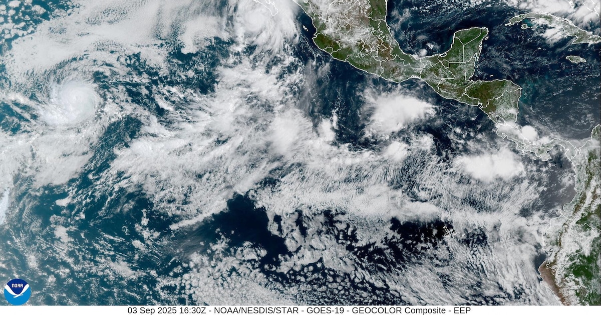 ¡Alerta en el Pacífico! La tormenta tropical Mario casi no representa peligro para Baja California, pero se acerca la amenaza de la poderosa Narda con un 90% de probabilidad de convertirse en ciclón