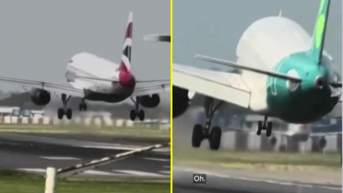 ¡Vientos devastadores en Heathrow! Aviones abortan aterrizajes en medio de tormenta histórica