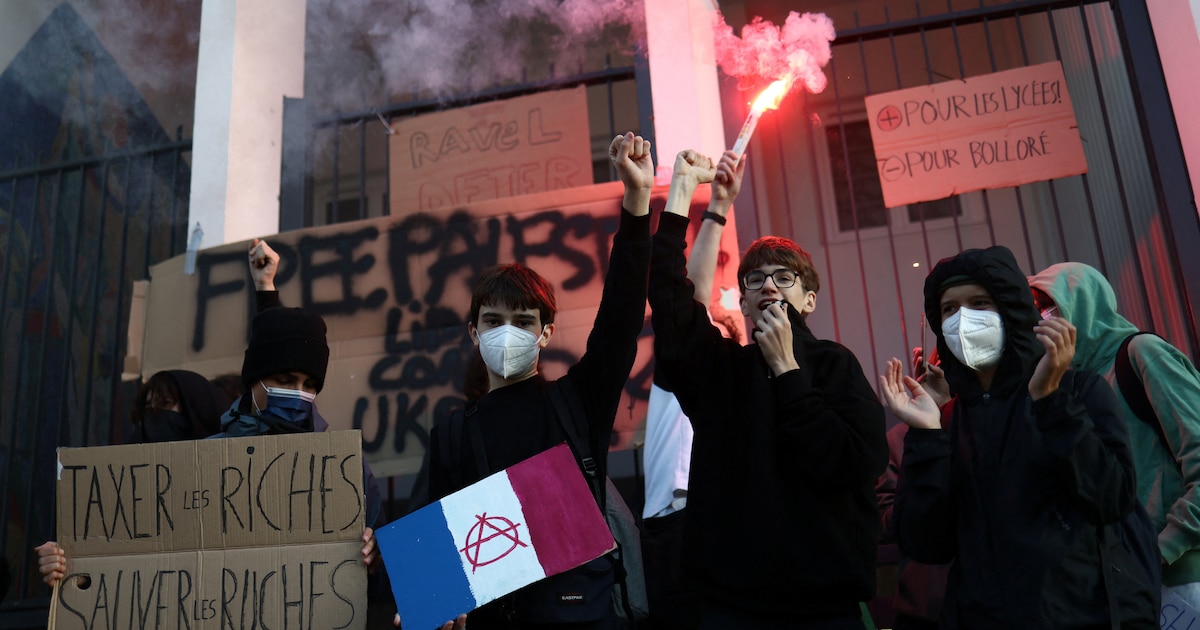 Crisis en Francia: Protestas masivas y disturbios en París contra el ajuste fiscal de Macron