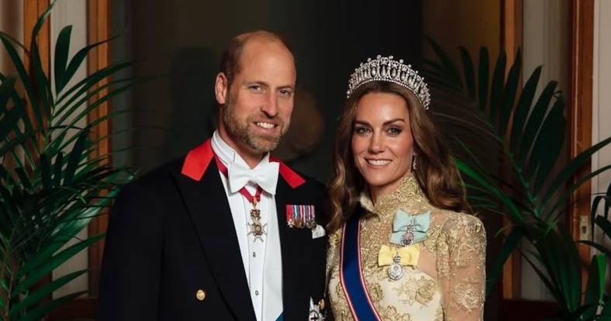 Reino Unido recibe a Donald Trump en un histórico banquete de gala con los príncipes de Gales luciendo joyas de la re