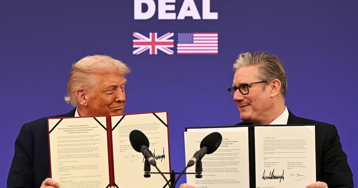 Trump y Starmer firman histórica alianza tecnológica y promete 205 mil millones en inversión en Reino Unido