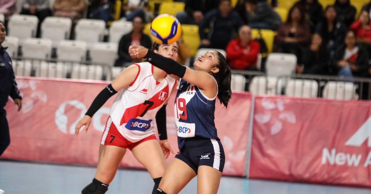 Perú cae 2-3 ante Chile en emocionante partido del Sudamericano Sub 17 de Vóley 2025