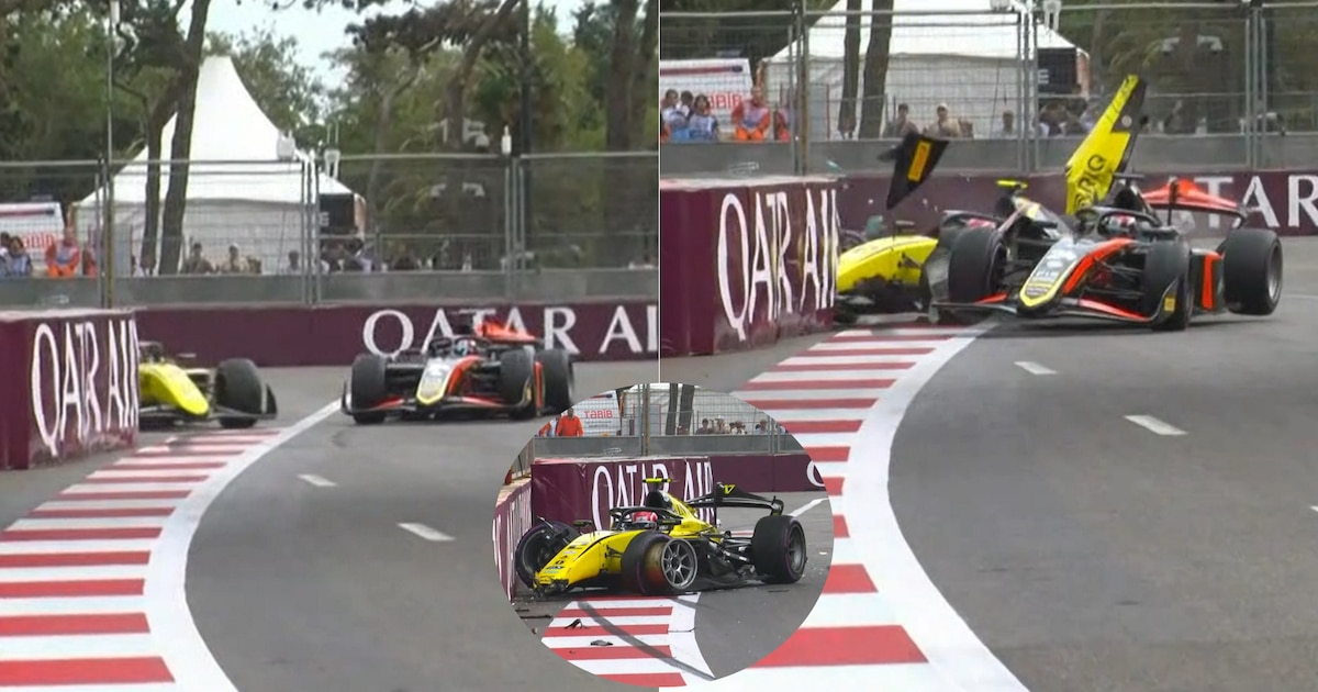 ¡Choque brutal en la Fórmula 2 en Bakú: Roman Stanek y John Bennett protagonizan accidente impactante en clasificación del Gran Premio