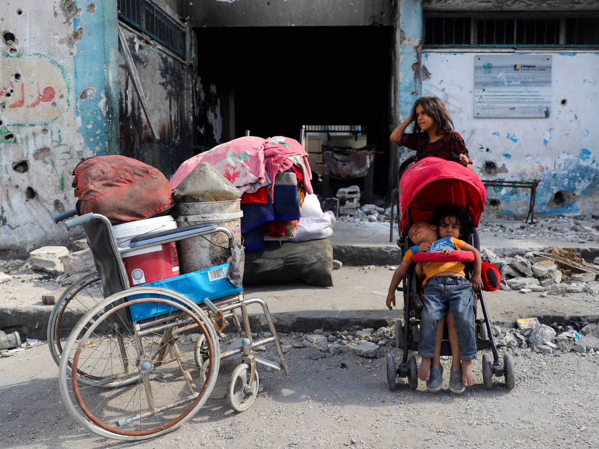 ¡Terror en Gaza: Dos niños muertos en ataque israelí mientras casi medio millón huye del asedio!