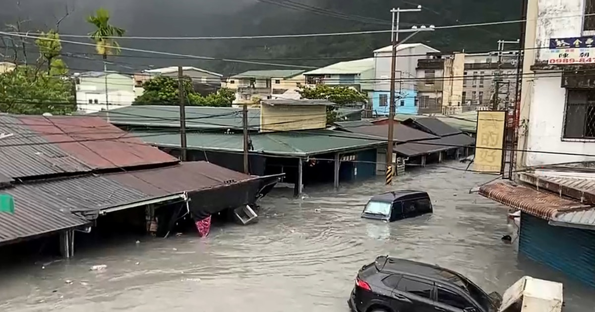Tsunami de agua y muerte en Taiwán: al menos 14 fallecidos y 30 desaparecidos por desbordamiento del lago causado