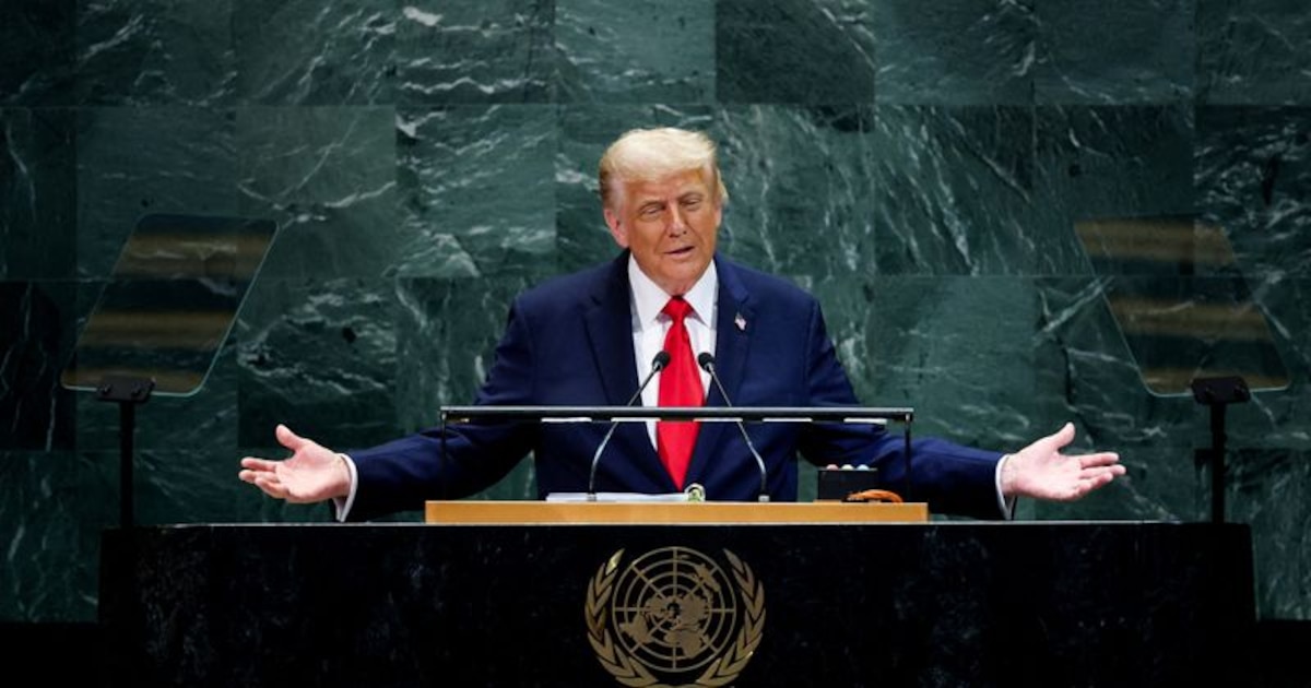 Trump denuncia “Triple sabotaje” en la ONU tras fallos tecnológicos durante su visita