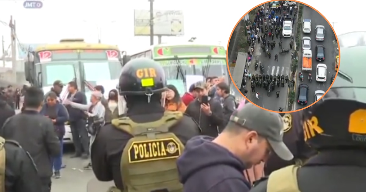 Transportistas marchan por seguridad y contra la extorsión para trabajar sin miedo