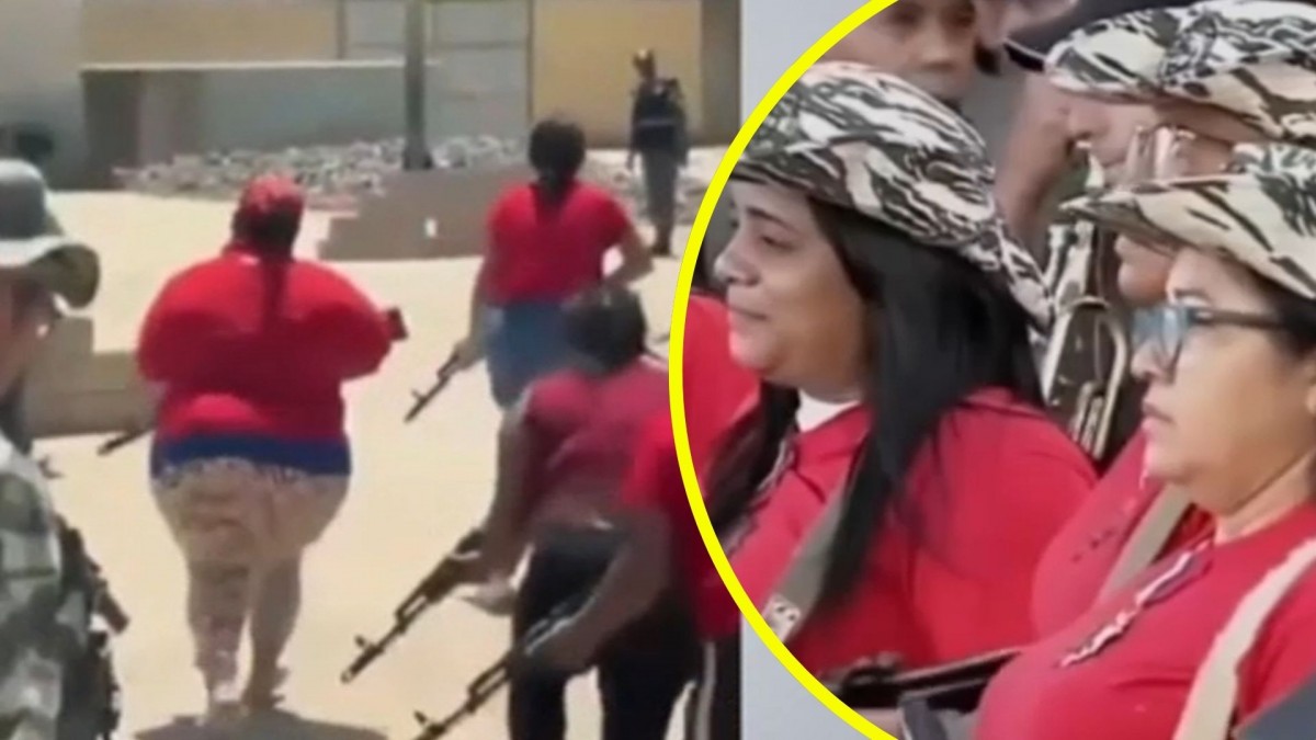 ¡VIRAL! Venezuela condecora a mujeres milicianas tras burla de Trump