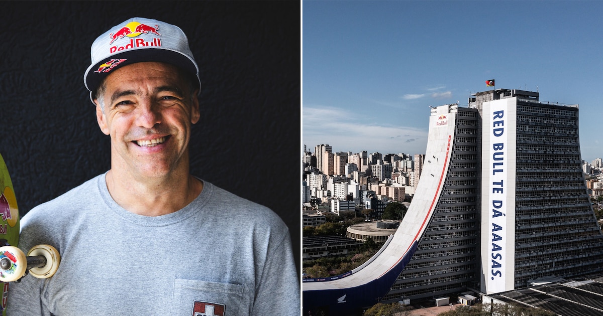 ¡Skater brasileño rompe récord Guinness al descender en skate desde la cima de un edificio de 89 metros y alcanza más de 130 km