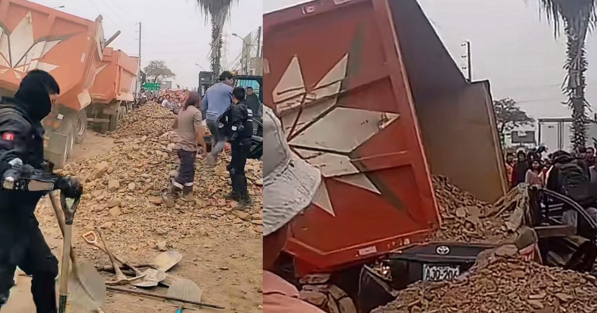 Accidente en Panamericana Norte: tráiler volcó y aplastó auto, hay una víctima mortal