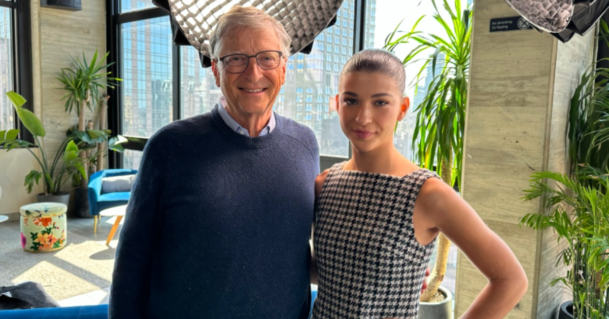 Bill y Melinda Gates aconsejan a su hija: El éxito no es dinero, ¡es el equipo!