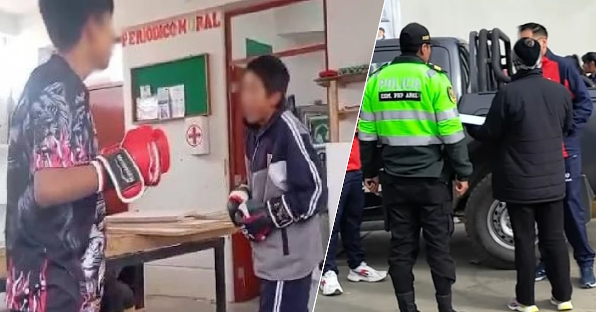 Docente de Junín organiza peleas de boxeo entre escolares; padres exigen su salida