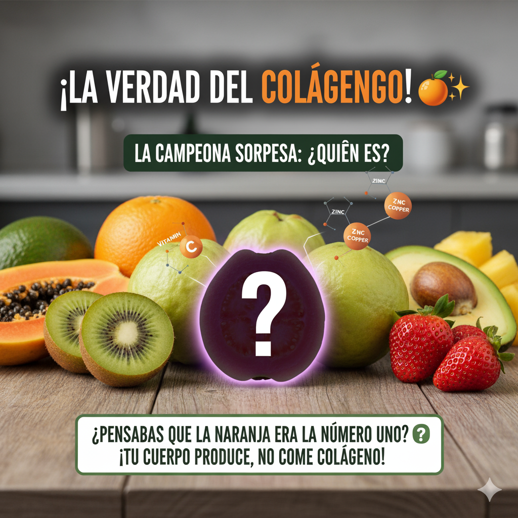La fruta con más colágeno no existe… pero esta sí ayuda a producirlo (y no es la naranja)
