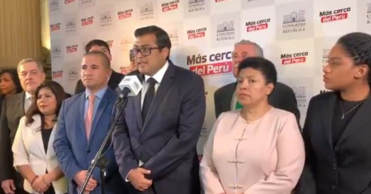 Fuerza Popular no integrará la Mesa Directiva ni gestión de José Jerí, confirma Ernesto Bustamante