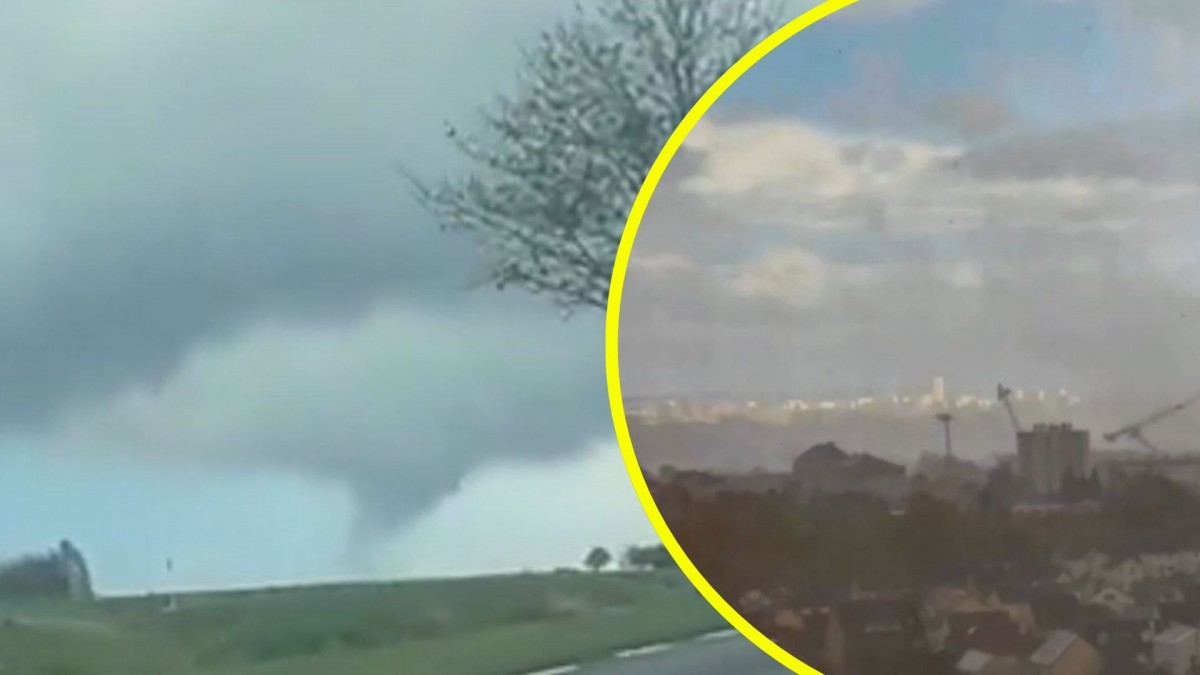 ¡Tornado devastador en Francia deja muertos, grúas caídas y caos en el Valle del Oise!