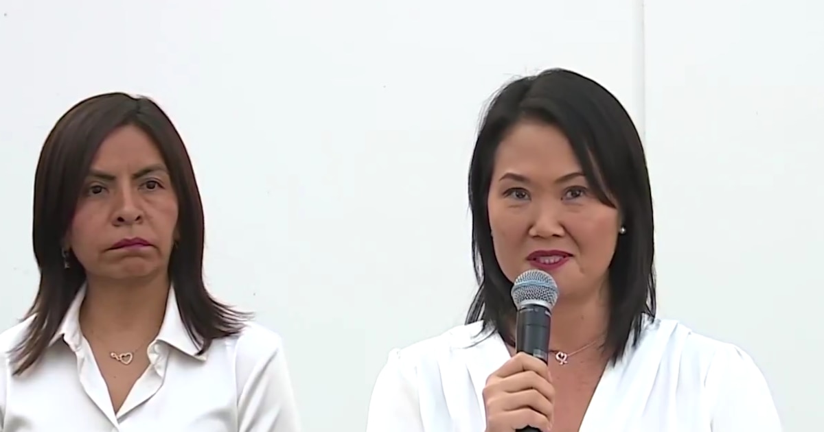 Keiko Fujimori anunciará en días si busca una cuarta candidatura presidencial con apoyo de sus hijas
