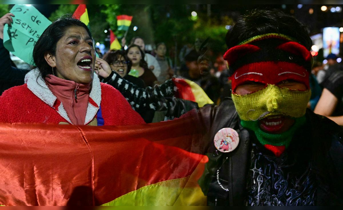 Manifestantes en Bolivia exigen respeto al voto y denuncian fraude tras elección de Rodrigo Paz Pereira