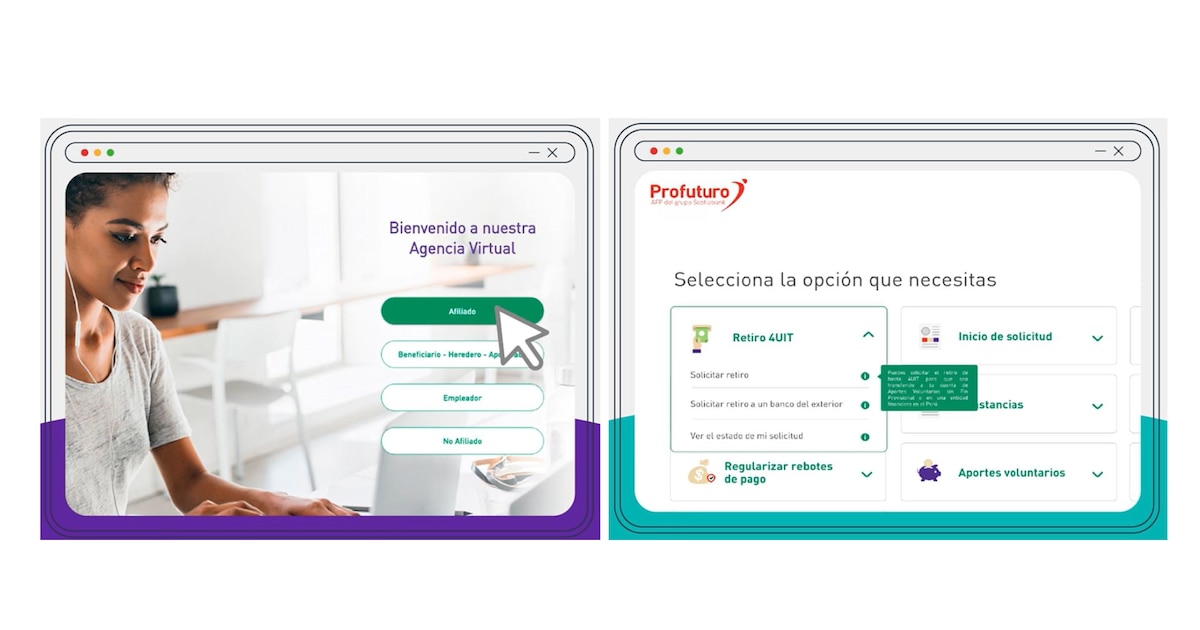 Cómo solicitar el retiro de AFP en Profuturo vía virtual hoy 21 de octubre