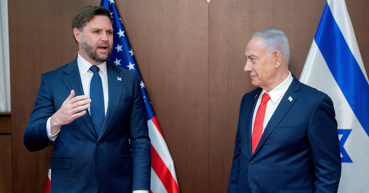 JD Vance advierte que desarmar a Hamas y reconstruir Gaza será una tarea muy difícil tras reunirse con Netanyahu