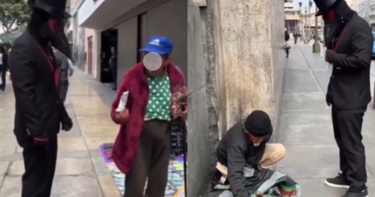 Tiktoker Lemon Pay genera polémica por lanzar dinero a ancianos y decir que “regala a gente pobre”