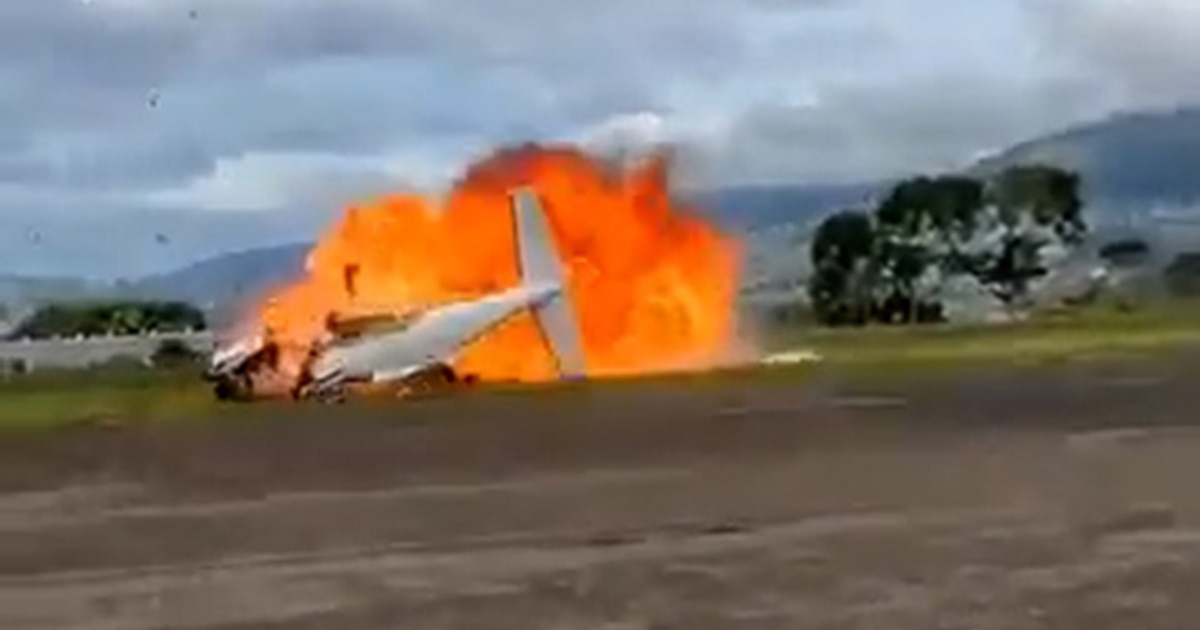 Accidente en aeropuerto fronterizo de Venezuela: avión ligero se desploma al despegar, fallecen dos tripulantes