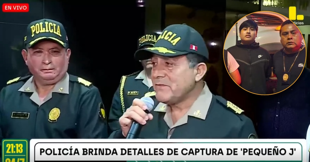 Interpol facilitó la captura del ‘Pequeño J’, confirma la PNP