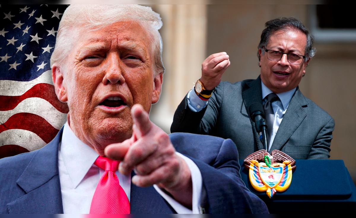 ¡Tensiones explosivas! Trump acusa a Petro y Colombia de producir drogas y amenaza con acciones militares en medio de enfrentamientos en el Caribe