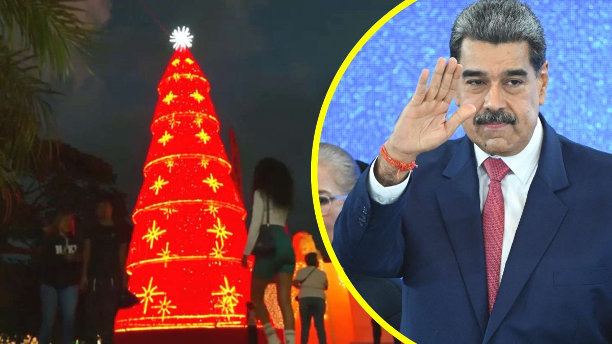 Venezuela Celebra Navidad con Pinos y Luces en Medio de Tensión por Despliegue Militar de EE. UU.