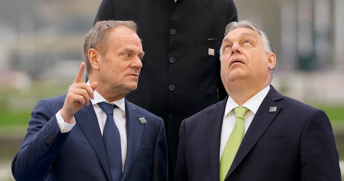 Tusk acusa a Orbán de negar la guerra mientras Rusia provoca en el Báltico