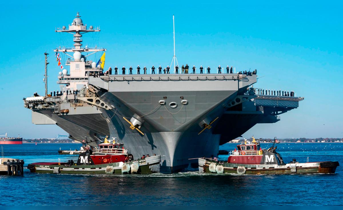 EE.UU. Envía el Portaaviones Gerald R. Ford a América Latina para Dominar contra el Narcotráfico