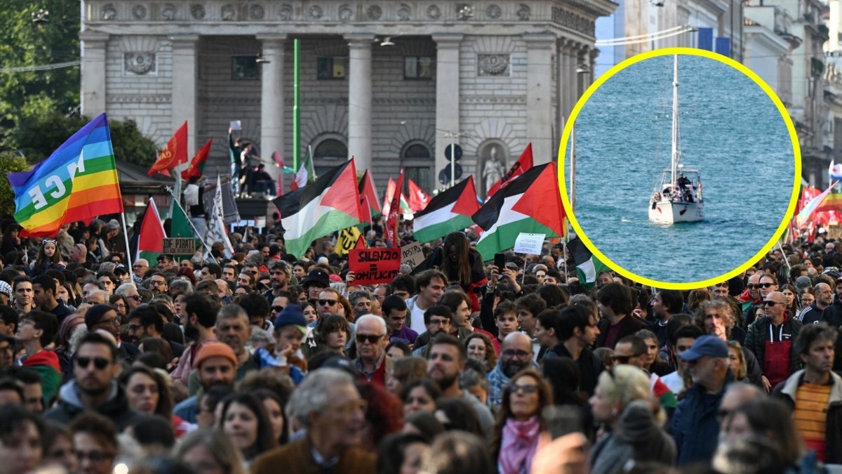¡Protestas Masivas en Italia por Detención de Ayuda Humanitaria a Gaza!