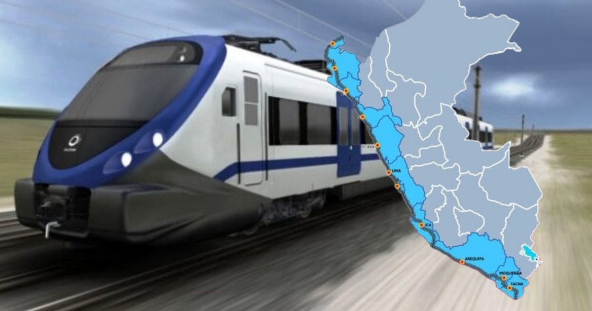 MTC inicia estudio de prefactibilidad para tren Tumbes-Tacna en 16 horas