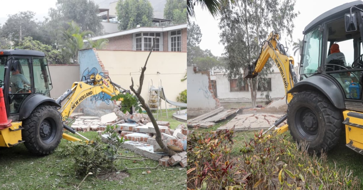 Vecinos de Surco denuncian demolición en Parque Los Álamos y alertan sobre posible delito