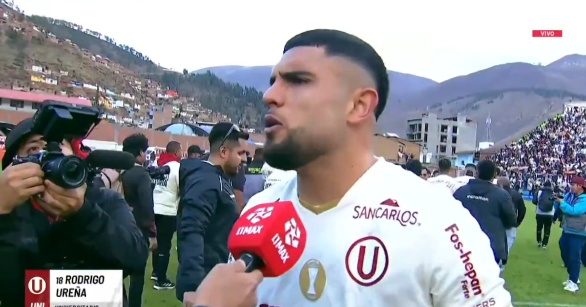 Rodrigo Ureña tras ganar tricampeonato con Universitario: «Los del frente viven llorando