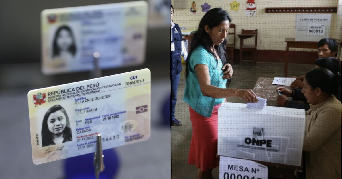 Reniec permite cambiar domicilio en DNI hasta hoy para definir local de votación 2026
