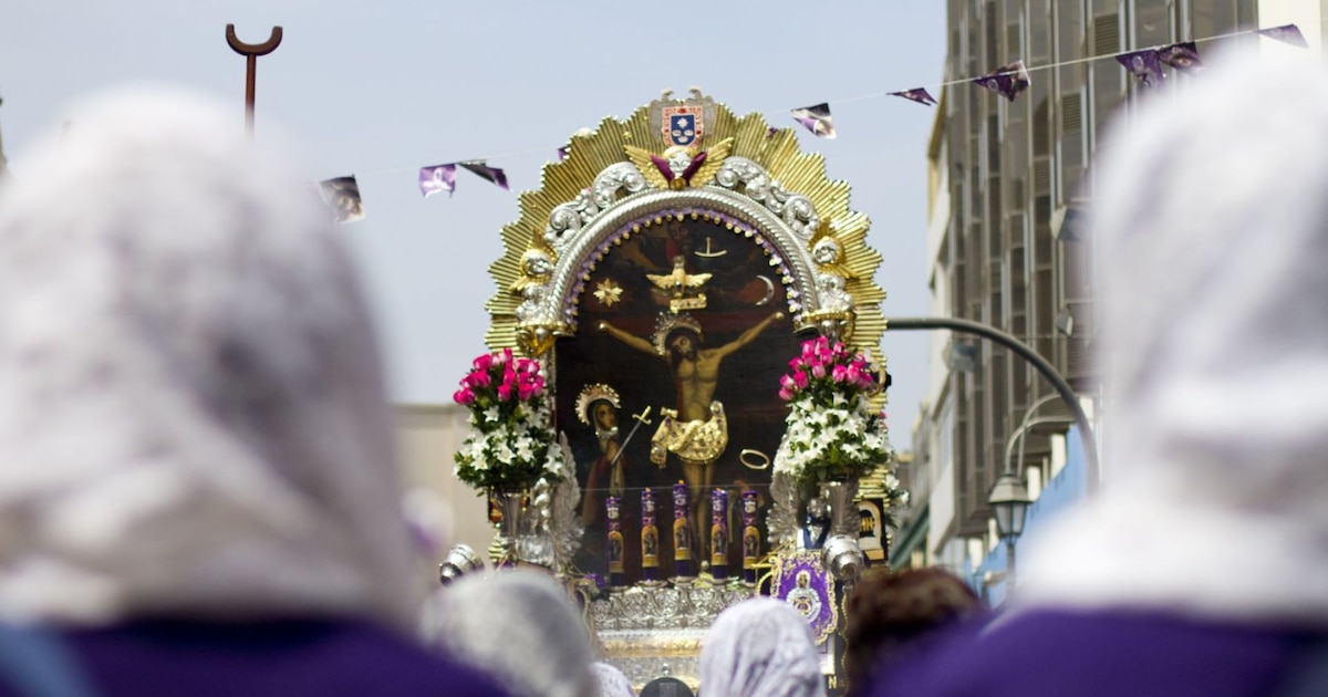 Procesión del Señor de los Milagros en vivo: recorrido inicial del Cristo moreno