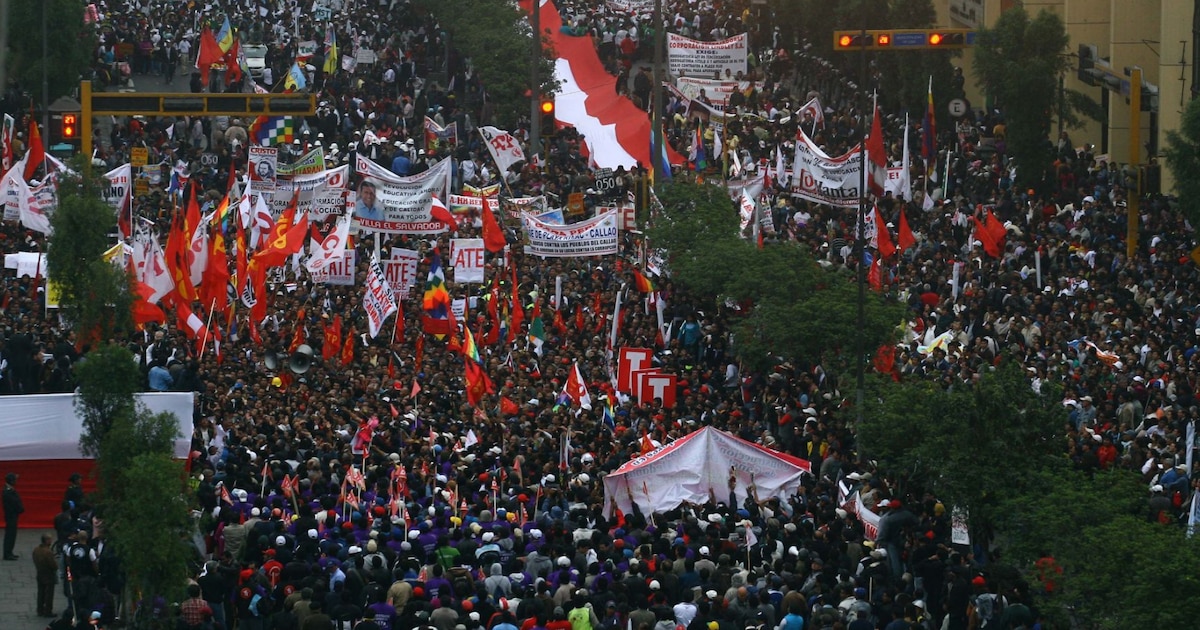 Marcha en vivo de la Generación Z hoy sábado 4 de octubre en el Centro de Lima