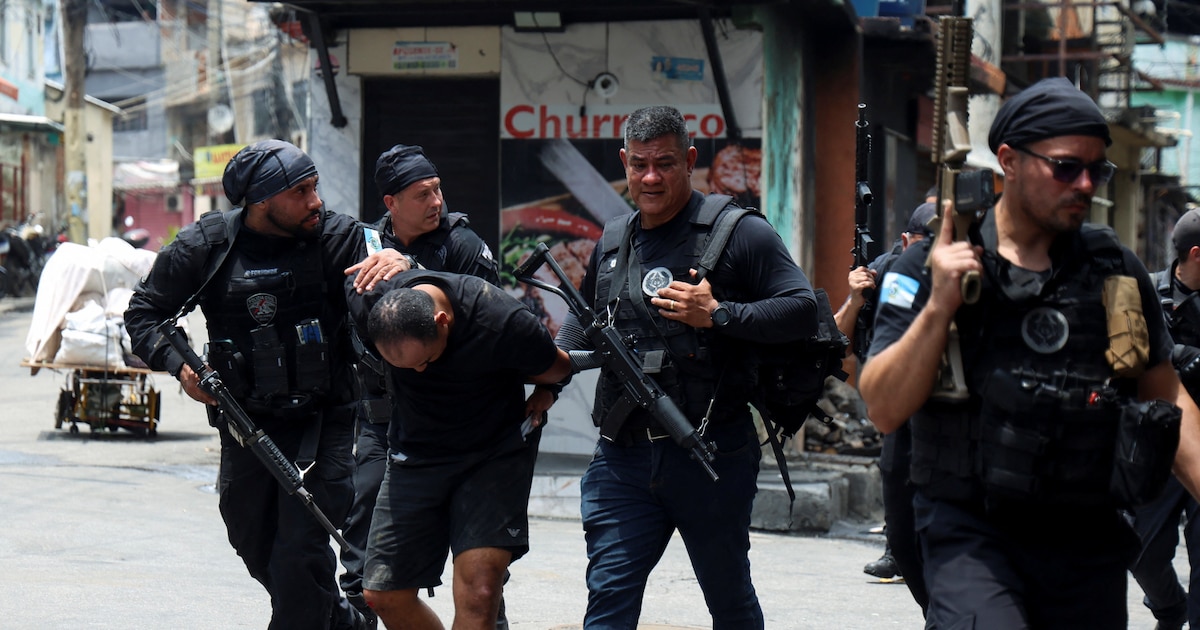 Violencia en Río: Más de 60 fallecidos en operativos contra el Comando Vermelho