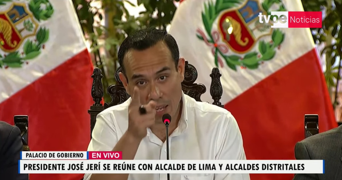 Presidente José Jerí advierte a criminales en penales: “Compórtense bien”